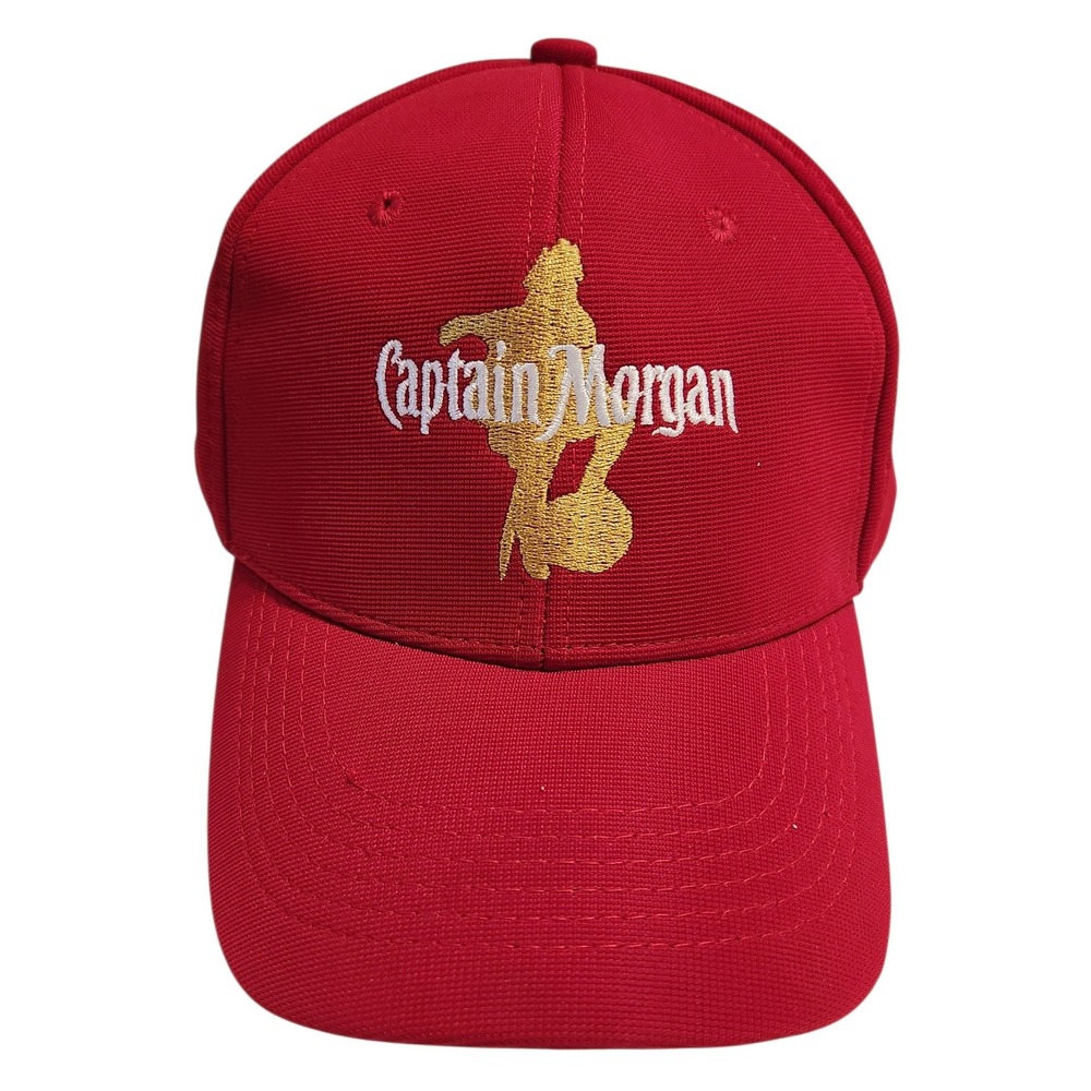 Captain Morgan Red‎ Baseball Cap Embroidered Logo Adjustable Strap Men